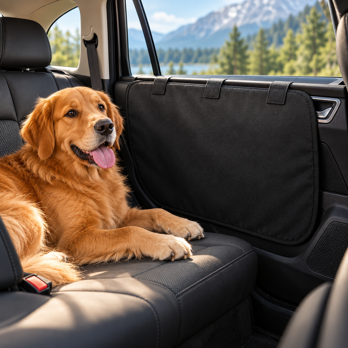 Protection de portières voiture pour chien – Lot de 2, imperméable et anti-rayures